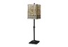 Adamson Table Lamp in Tiffany Bronze with Tiffany Glass Shade
