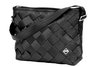 Maggie Bags Dark Gray Large Seatbelt Messenger Bag