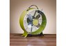 9" Retro Metal - Lime Green