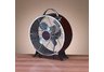 9" Retro Metal - Dark Wood