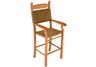 Cumaru Wood High Dining Arms Chair