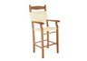 Cumaru Wood High Dining Arms Chair