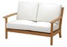 deep seating teak loveseat, teak loveseats, deep seating, atlantic teak loveseat, deep seat teak sof