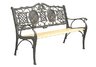 Antique Brass Deer Bench