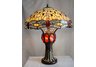 Dragonfly Lighted Base Tiffany Table Lamp