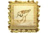 Dunlin Seabird Needlepoint Pillow