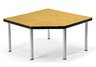 Oak Corner Table (4 Legs)