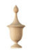 wood fence finials