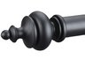 Soho Ebony Chelsea  Rod End Finial
