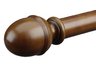 Fruitwood Norca Rod End Finial