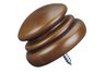 Fruitwood Gramercy Rod End Finial
