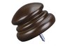 Walnut Gramercy Rod End Finial