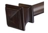 Walnut Galo Rod End Finial