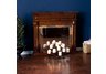 Rialto Mirror Mantel Facade - Walnut