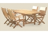 Teak Rectangular Expansion Table, Teak Table, Teak, Table