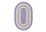 Amethyst Flowers Bay Outdoor Braided Rug - Sample Swatch