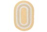 Yellow Flowers Bay Outdoor Braided Rug - Sample Swatch