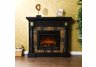 Carrington Convertible Black Electric Fireplace
