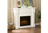 Calvert Carved Ivory Electric Fireplace