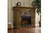 Elkmont Salem Antique Oak Electric Fireplace
