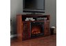 Narita Media Mahogany Electric Fireplace
