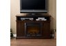 Kingsbury Media Espresso Electric Fireplace