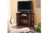 Narita Convertible Media Espresso Electric Fireplace