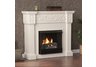 Calvert Carved Ivory Gel Fireplace