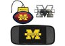 Michigan Wolverine Fan Auto Accessory Kit 1
