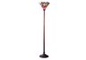 Dragonfly Design Tiffany Torchiere w/Bronze finish