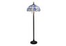 Victorian Design Tiffany Floor lamp w/Bronze finish