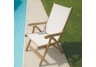 White Teak Florida Chair