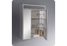 Fresca Light Oak Bathroom Medicine w/ 3 Shelves