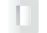 Fresca Coda 14 White Corner Medicine Cabinet w/ Mirror Door