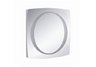 Fresca Illuminated Circular Bathroom Mirror w/ Frosted Inner Border