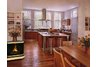 Freemont Corner SunJel Stove with Split Cedar Log &amp; Brass Trim