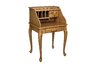 French Leg Roll Top Desk and Hutch