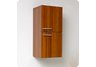 Fresca Teak Bathroom Linen Side Cabinet w/ 2 Storage Areas