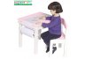 Art Table & Chair Set Pink