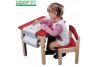 Art Table & Chair Set Red