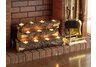 Resin Tealight Fireplace Log
