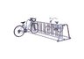 Bike Rack, galvanized