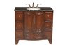 Grand Cheswick Single Sink Vanity with Baltic Brown Granite Top