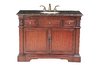 Edward Single Sink Vanity with Baltic Brown Granite Top