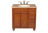 Mary Single Sink Vanity with Travertine Marble Top
