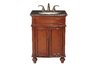 Prince Single Sink Vanity with Baltic Brown Granite Top