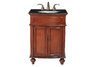 Prince Single Sink Vanity with Black Galaxy Granite Top