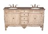 Stanford Double Sink Vanity with Baltic Brown Granite Top
