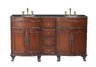 Winslow Double Sink Vanity with Baltic Brown Granite Top