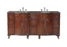 Winslow Double Sink Vanity with Baltic Brown Granite Top
